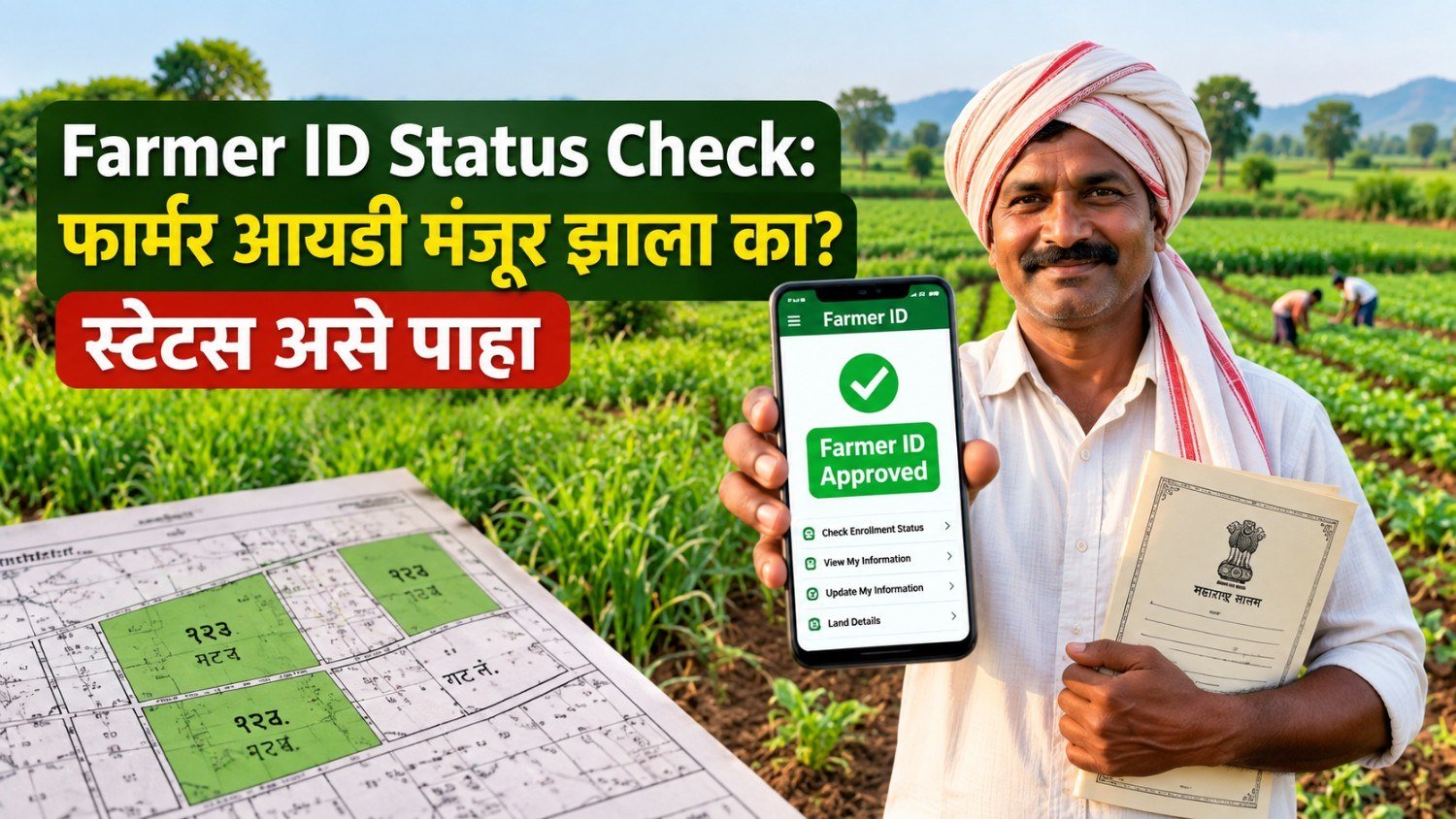 Farmer ID Status Check: फार्मर आयडी मंजूर झाला का? स्टेटस असे पाहा
